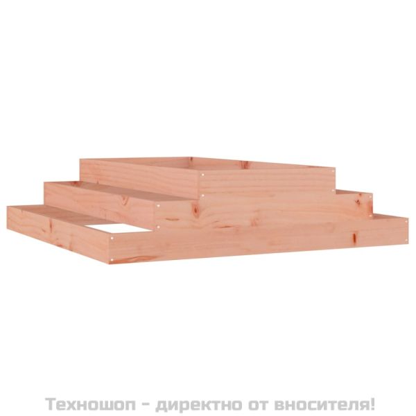 Плантер, 110x110x27 см, масивна дугласка дървесина