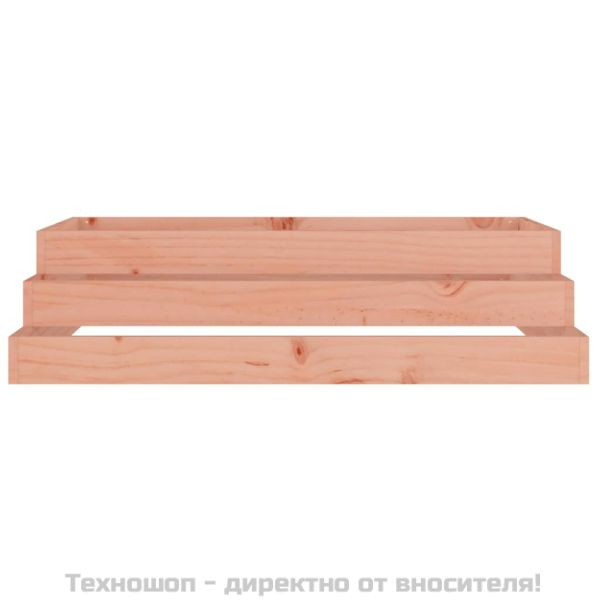 Плантер, 110x110x27 см, масивна дугласка дървесина