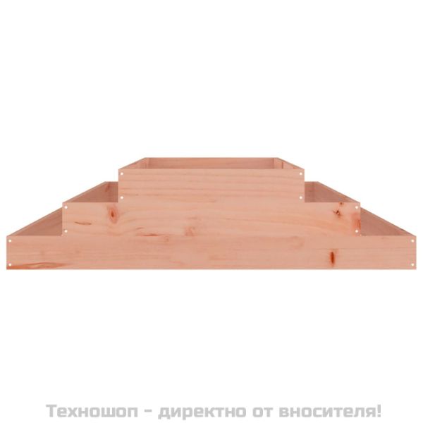 Плантер, 110x110x27 см, масивна дугласка дървесина