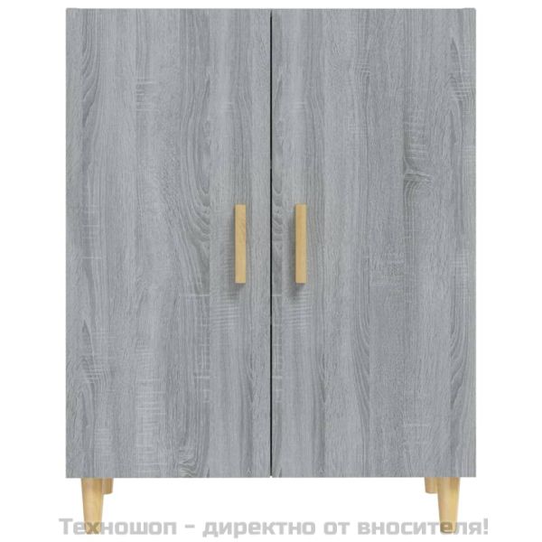 Сайдборд, Сив сонома, 70x34x90 см, инженерно дърво