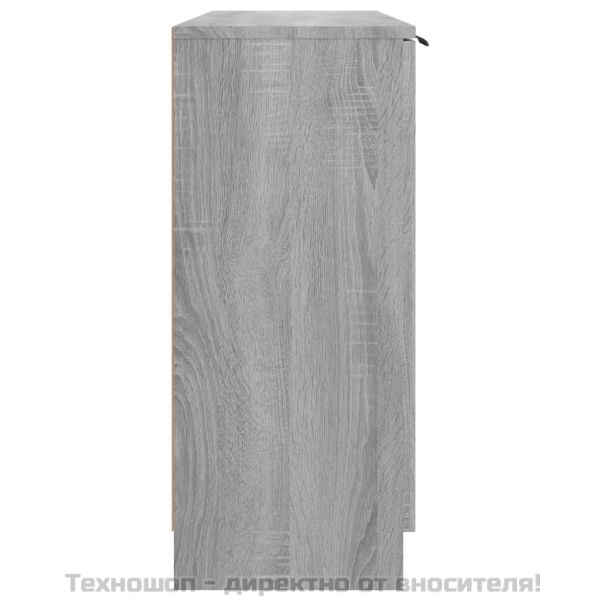 Сайдборд, Сив сонома, 90,5x30x70 см, инженерно дърво