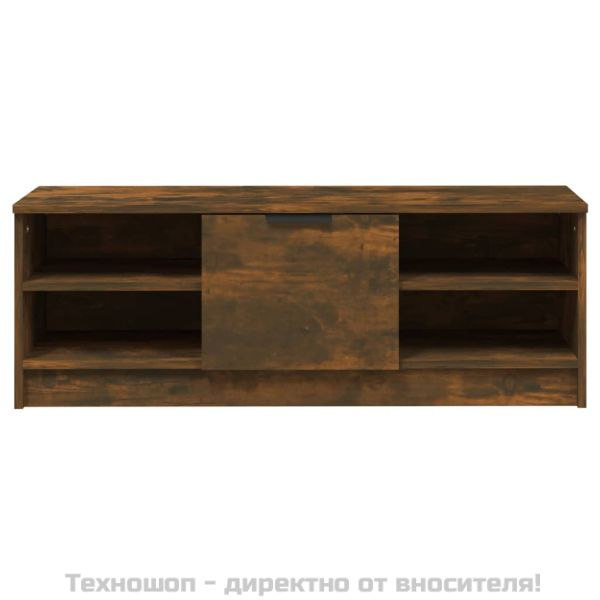 ТВ шкаф, Опушен дъб, 102x35,5x36,5 см, инженерно дърво