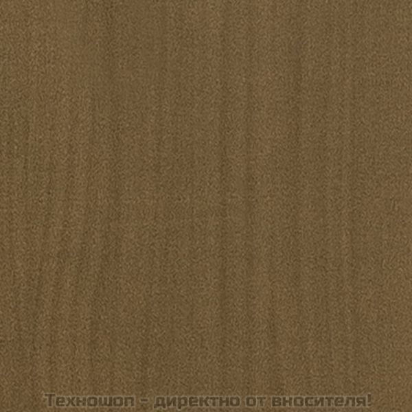 Градински сандък, меденокафяв, 70x31x70 см, бор масив