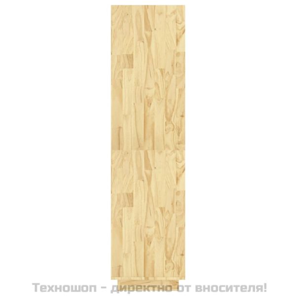 Библиотека/разделител за стая, 80x35x135 см, бор масив