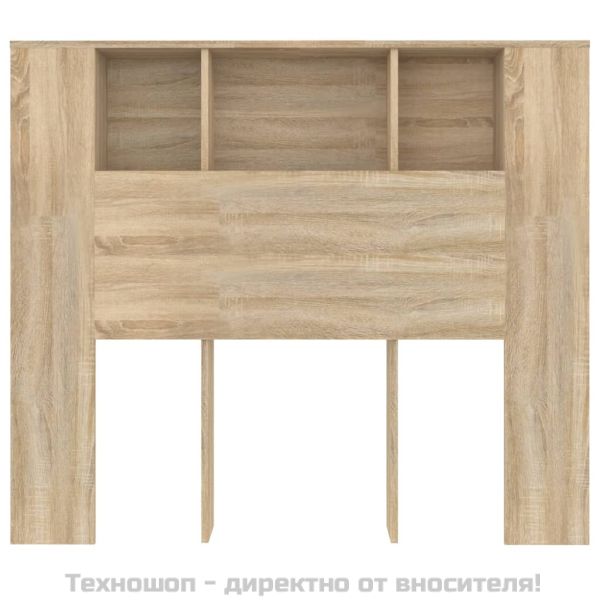 Табла за легло тип шкаф, дъб сонома, 120x18,5x102,5 см