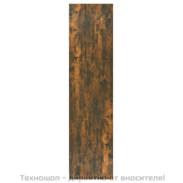 Гардероб с чекмеджета опушен дъб 50x50x200 см инженерно дърво