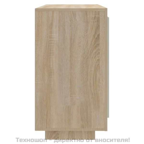 Сайдборд, дъб сонома, 80x40x75 см, инженерно дърво