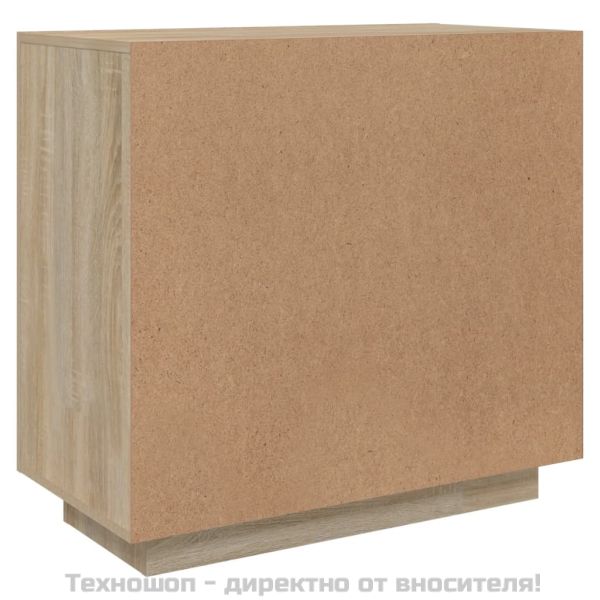 Сайдборд, дъб сонома, 80x40x75 см, инженерно дърво