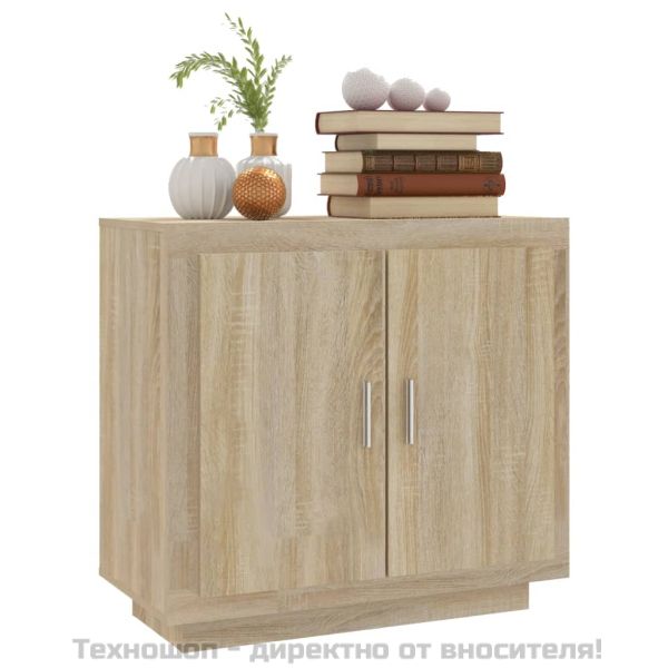 Сайдборд, дъб сонома, 80x40x75 см, инженерно дърво
