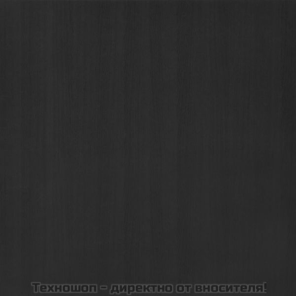 Библиотека/разделител за стая, черна, 80x25x132 см, бор масив