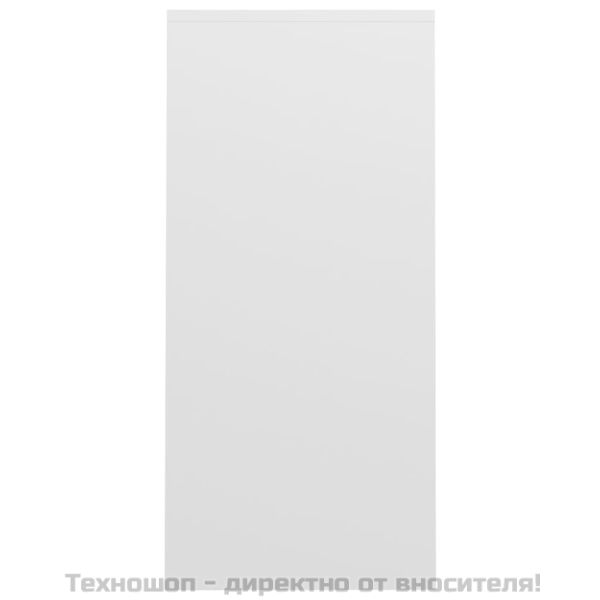 Бюро за лаптоп, бяло, 102,5x35x75 см, инженерно дърво