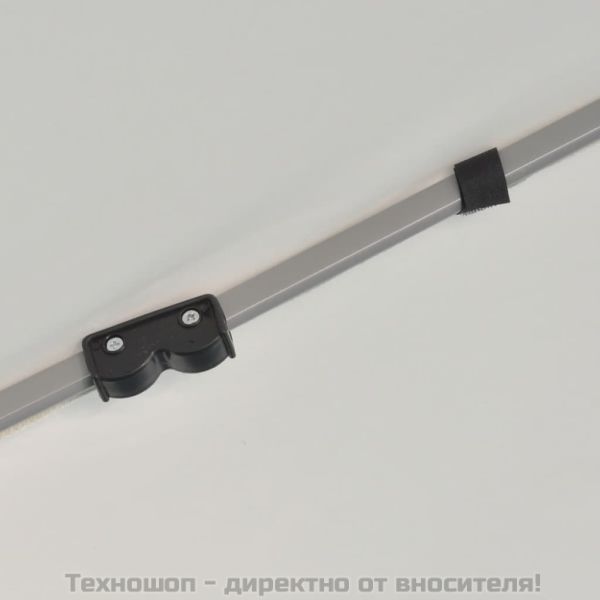 Шестоъгълна pop-up шатра с 6 стени кремавобяла 3,6x3,1 м