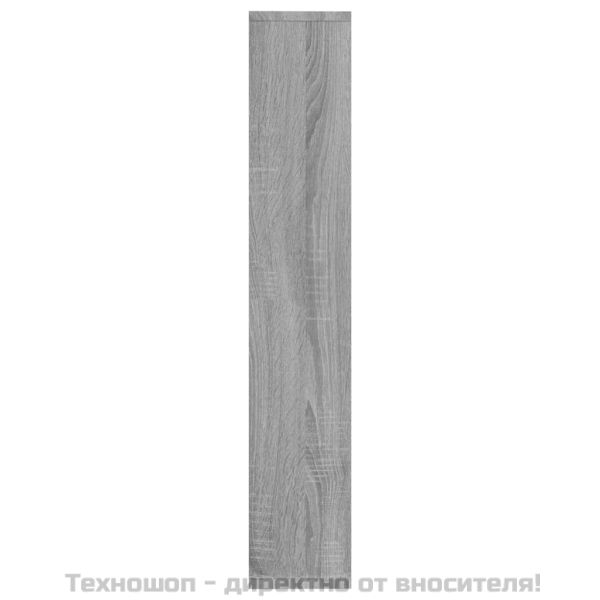 Стенен рафт, сив сонома, 36x16x90 см, инженерно дърво