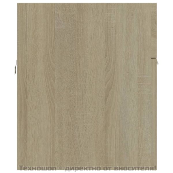 Долен шкаф за мивка, дъб сонома, 90x38,5x46 см, инженерно дърво