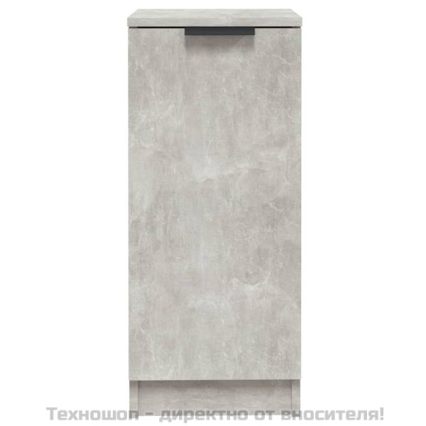 Сайдборди, 2 бр, бетонно сиви, 30x30x70 см, инженерно дърво