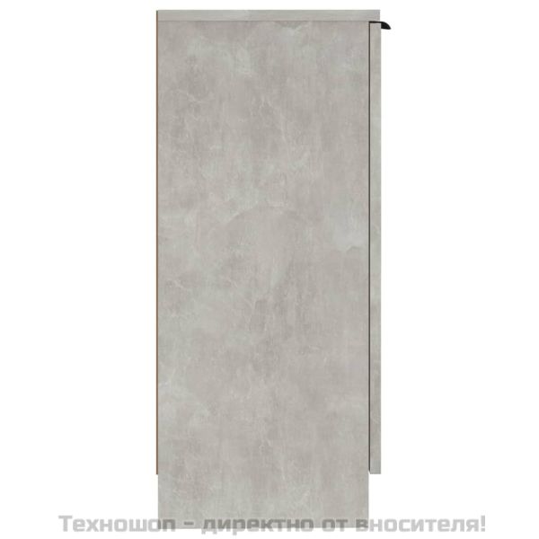 Сайдборди, 2 бр, бетонно сиви, 30x30x70 см, инженерно дърво
