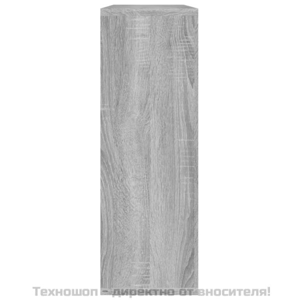 Стенен рафт, сив сонома, 104x20x58,5 см, инженерно дърво