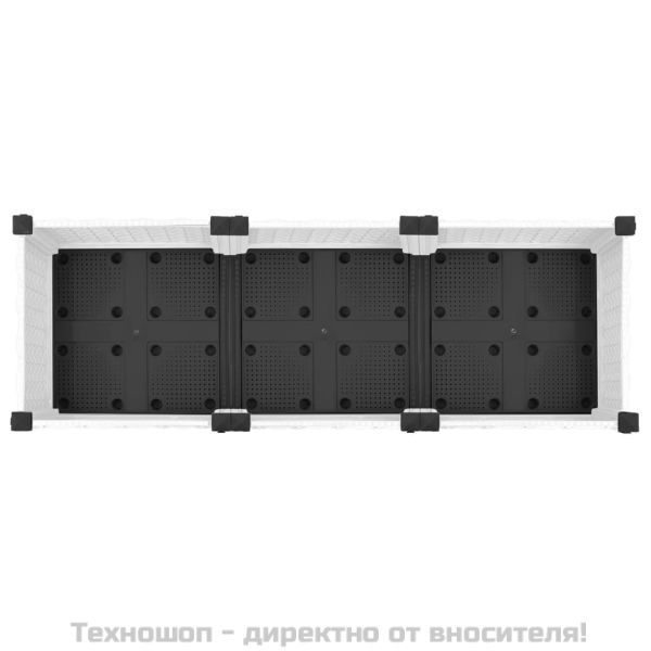 Повдигната леха, 120x40x23 см, полипропилен