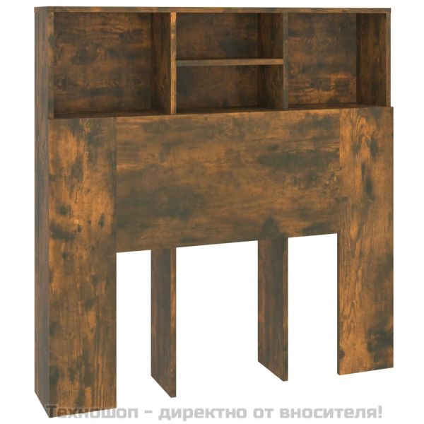 Табла за легло тип шкаф, опушен дъб, 100x19x103,5 см