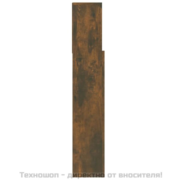 Табла за легло тип шкаф, опушен дъб, 100x19x103,5 см