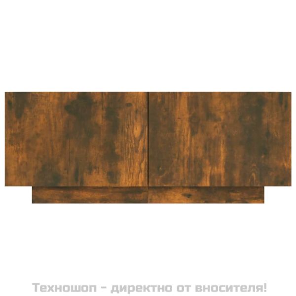 ТB шкаф, опушен дъб, 100x35x40 см, инженерно дърво
