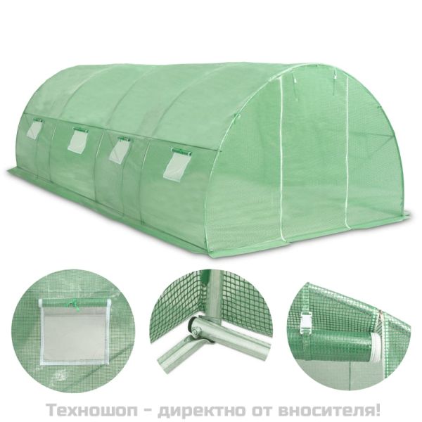 Оранжерия, 18 м², 600x300x200 см