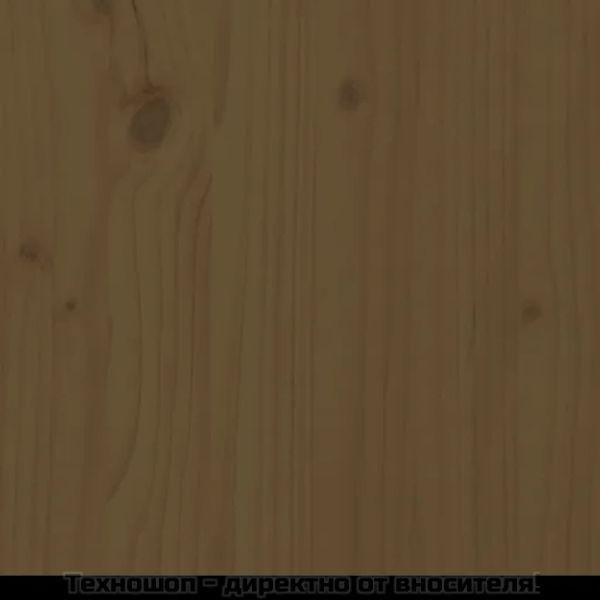 Пейка, меденокафява, 80x41x77 см, борово дърво масив