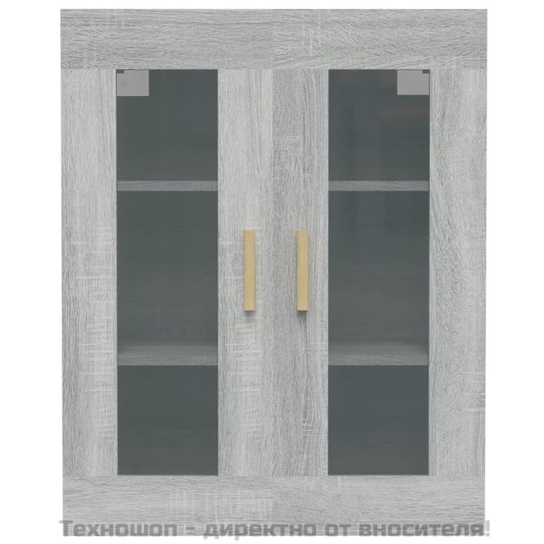 Окачен стенен шкаф, сив сонома, 69,5x34x90 см