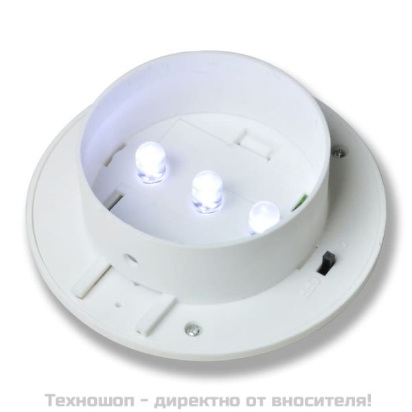 Комплект външни соларни LED лампи за ограда – 6 броя