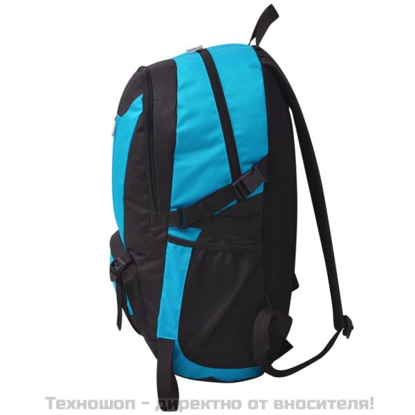 Туристическа раница, 40 л, черно и синьо