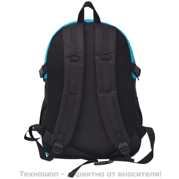 Туристическа раница, 40 л, черно и синьо