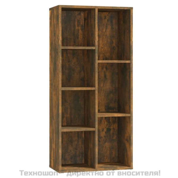 Библиотека, опушен дъб, 50x25x106 см