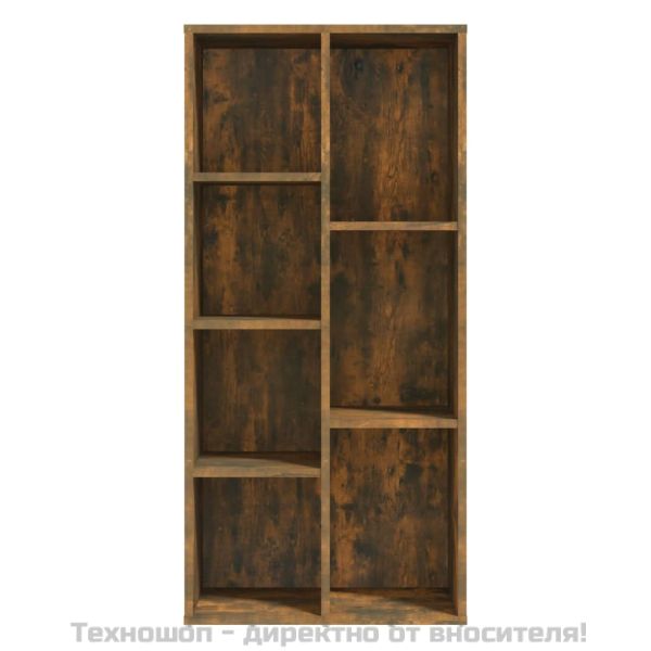 Библиотека, опушен дъб, 50x25x106 см