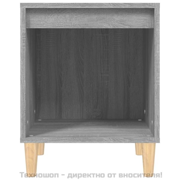 Нощно шкафче, сив сонома, 40x35x50 см
