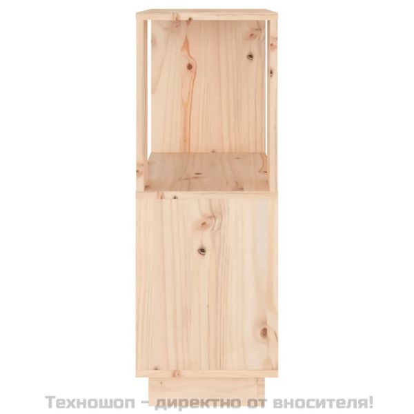 Библиотека/разделител за стая, 51x25x70 см, бор масив