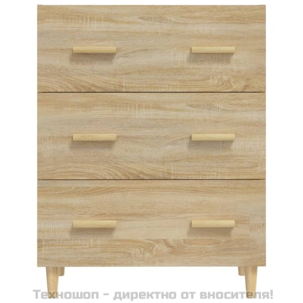 Сайдборд, дъб сонома, 70x34x90 см, инженерно дърво