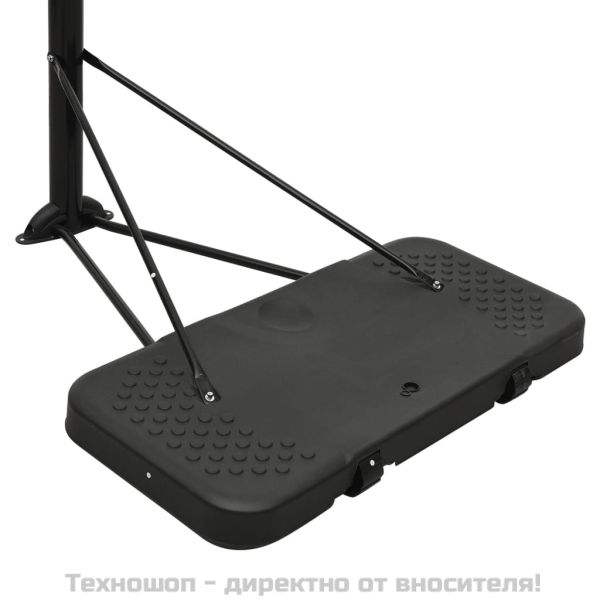 Баскетболна стойка, бяла, 258-363 см, полиетилен