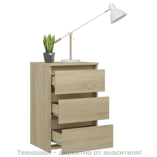 Нощни шкафчета 2 бр сонома дъб 40x35x62,5 см инженерно дърво