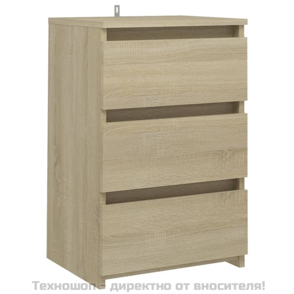 Нощни шкафчета 2 бр сонома дъб 40x35x62,5 см инженерно дърво