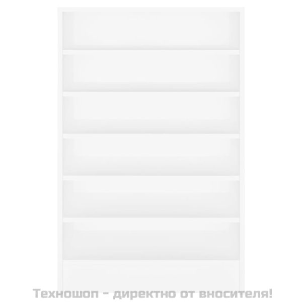 Шкаф за обувки, бял, 60x35x92 см, инженерно дърво