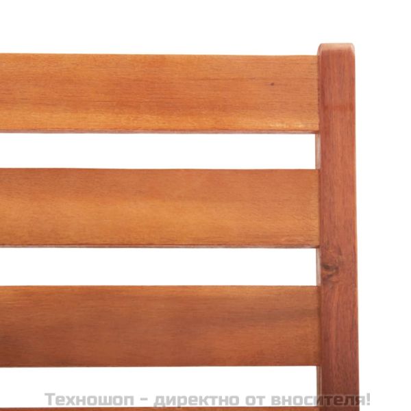 Градински трапезни столове, 2 бр, акация масив