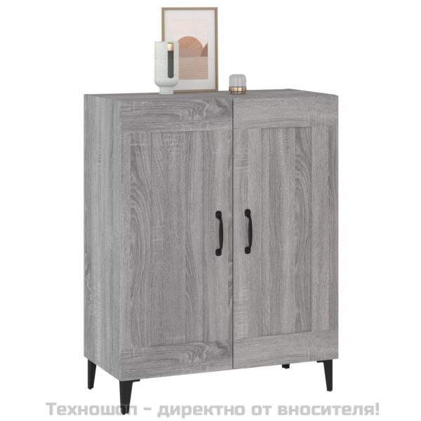 Сайдборд, сив сонома, 69,5x34x90 см, инженерно дърво