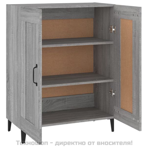 Сайдборд, сив сонома, 69,5x34x90 см, инженерно дърво