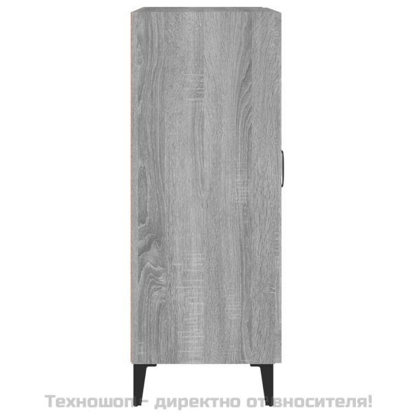 Сайдборд, сив сонома, 69,5x34x90 см, инженерно дърво