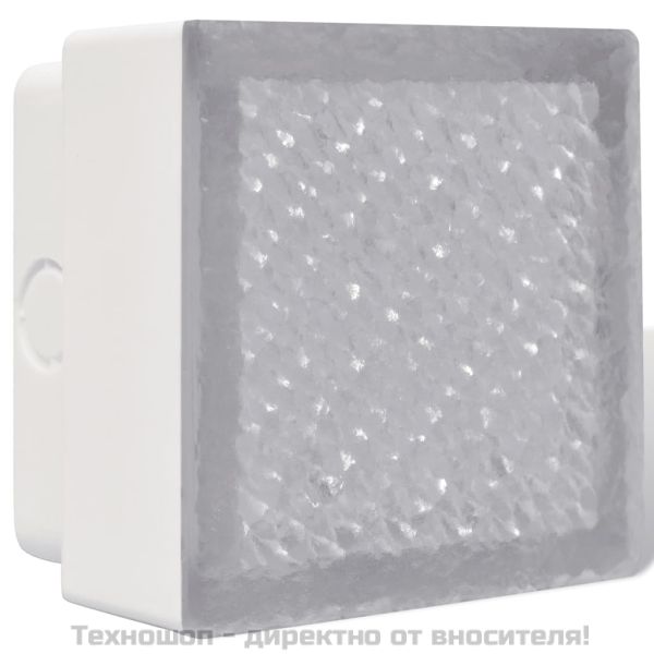 LED осветителни тела за вграждане в земя, 6 бр, 100x100x68 мм