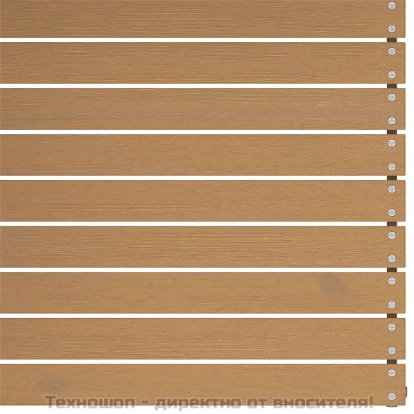 Градински средни дивани с кремави възглавници, 2 бр, бор масив