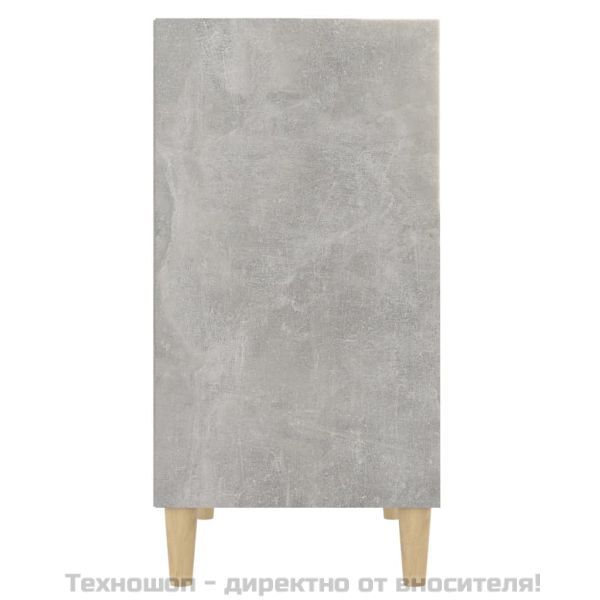 Бюфет, бетонно сив, 57x35x70 см, инженерно дърво