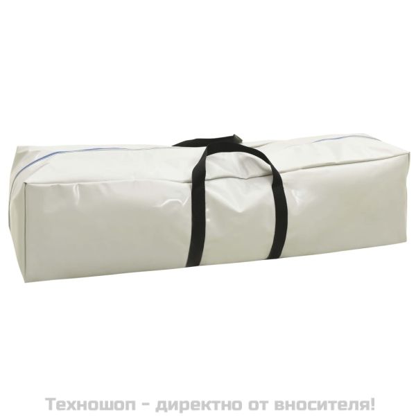 Надуваем дюшек за гимнастика с помпа, 400x100x20 см, PVC, син