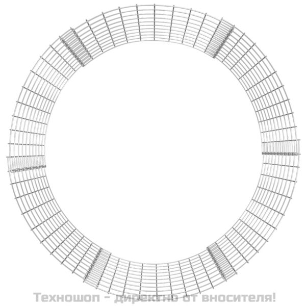 Градински компостер Ø100x100 см поцинкована стомана
