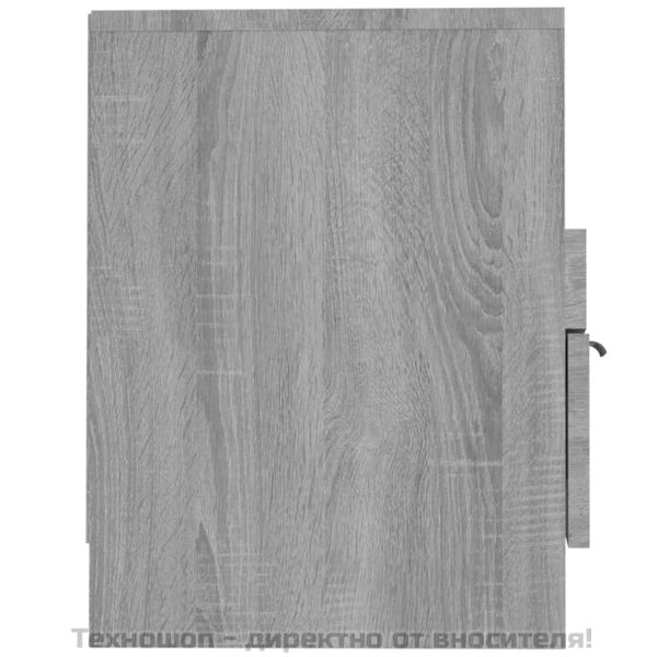 ТB шкаф, сив сонома, 150x33,5x45 см, инженерно дърво